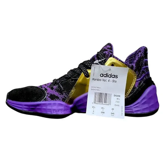 Men's Adidas Harden Vol. 4 Star Wars Lightsaber Sneakers with Box - Size US 7